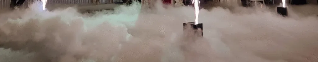 Dry ice low fog